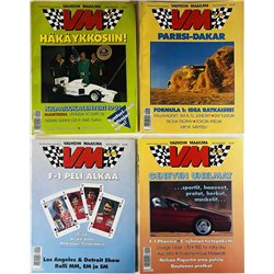 Vauhdin Maailma vuosikerta 1991 1991 1 - 12, 12 numeroa aikakauslehti