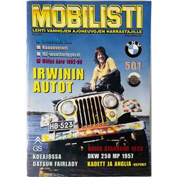 Mobilisti vuosikerta 1999 1999 1 - 7, 7 numeroa Cisse Häkkisen ja Irwinin autot aikakauslehti