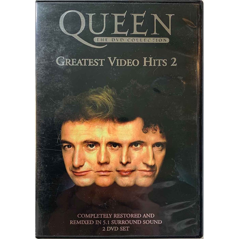 DVD - Queen DVD Greatest video hits 2 2DVD  kansi EX levy EX Käytetty DVD