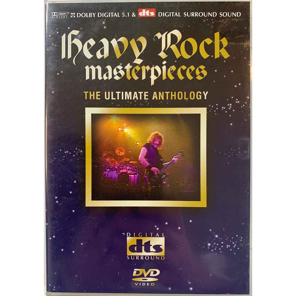 DVD - Thin Lizzy, Heep, Purple, Saxon ym. DVD Heavy rock masterpieces  kansi EX levy EX Käytetty DVD