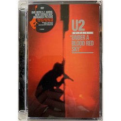 DVD - U2 DVD Under a blood red sky, U2 live at red rocks  kansi EX levy EX Käytetty DVD