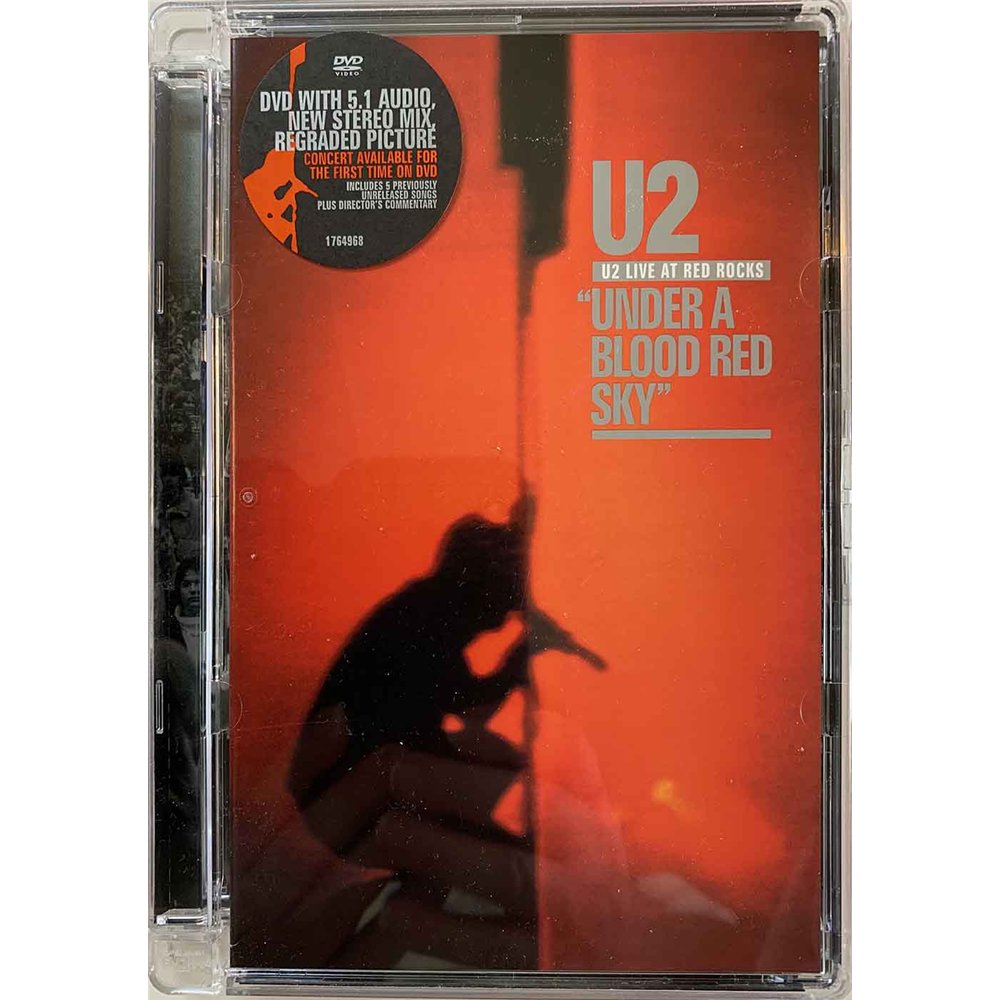 DVD - U2 DVD Under a blood red sky, U2 live at red rocks  kansi EX levy EX Käytetty DVD