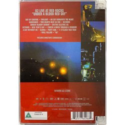 DVD - U2 DVD Under a blood red sky, U2 live at red rocks  kansi EX levy EX Käytetty DVD