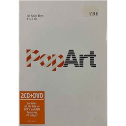 DVD - Pet Shop Boys DVD PopArt the hits DVD + 2CD  kansi EX levy EX Käytetty DVD