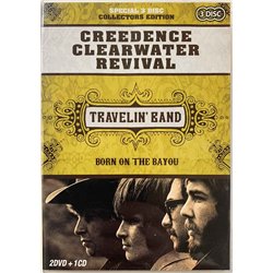 DVD - Creedence Clearwater Revival DVD Travelin’ Band  2DVD + CD  kansi EX levy EX Käytetty DVD