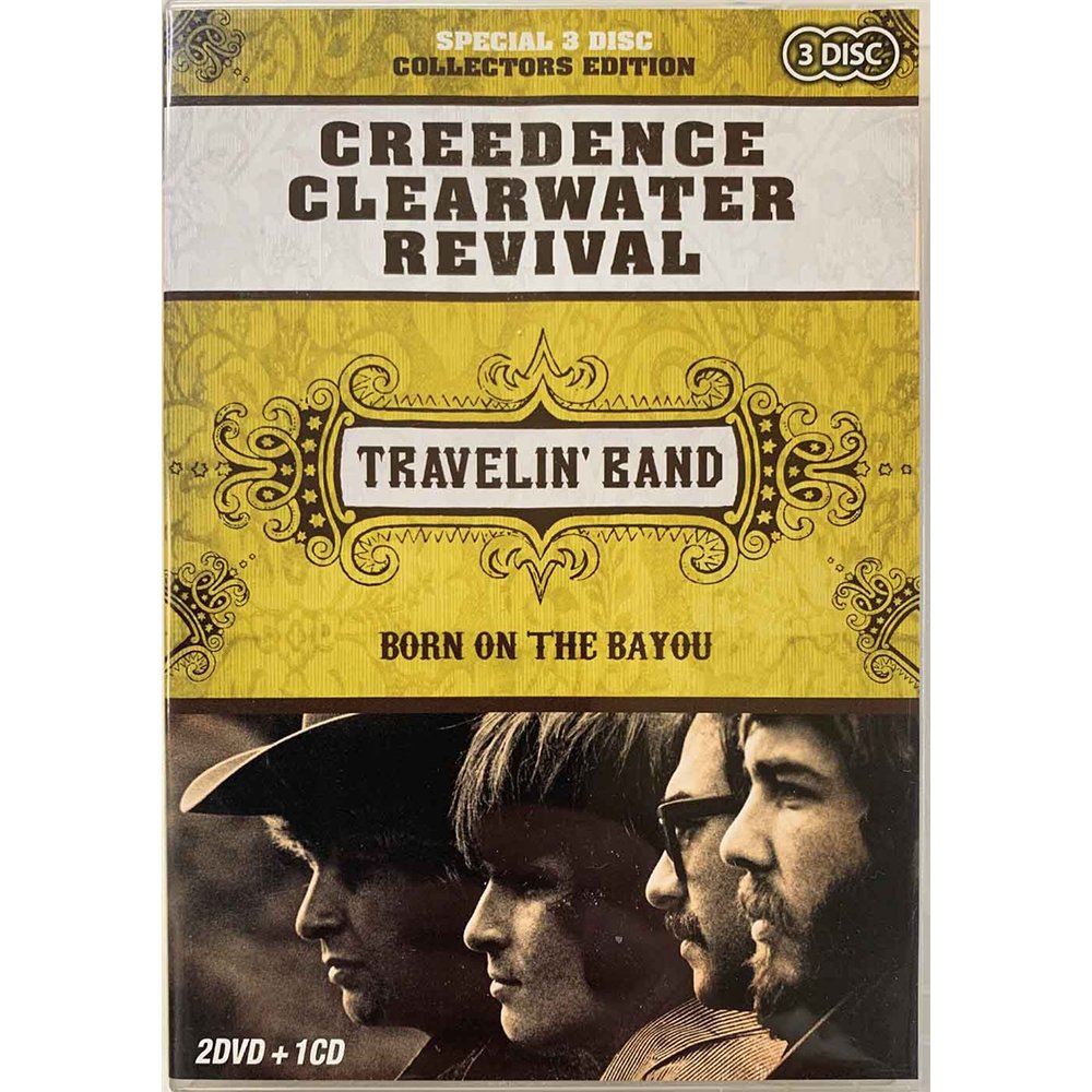 DVD - Creedence Clearwater Revival DVD Travelin’ Band  2DVD + CD  kansi EX levy EX Käytetty DVD