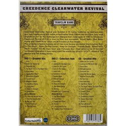 DVD - Creedence Clearwater Revival DVD Travelin’ Band  2DVD + CD  kansi EX levy EX Käytetty DVD