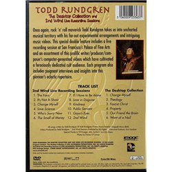 DVD - Rundgren Todd DVD Desktop collection and 2nd wind Live sessions  kansi EX levy EX Käytetty DVD