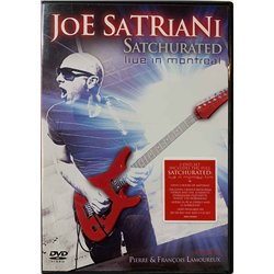 DVD - Satriani Joe DVD Satchurated live in Montreal 2DVD  kansi EX levy EX Käytetty DVD