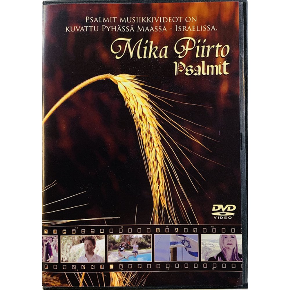 DVD - Musiikkivideot DVD Mika Piirto - Psalmit  kansi EX levy EX Käytetty DVD