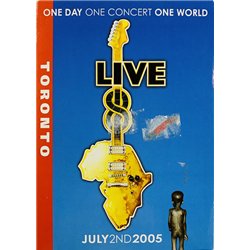 DVD - Deep Purple, Neil Young, Mötley Crüe ym. DVD Live 8 Toronto  kansi VG+ levy EX Käytetty DVD