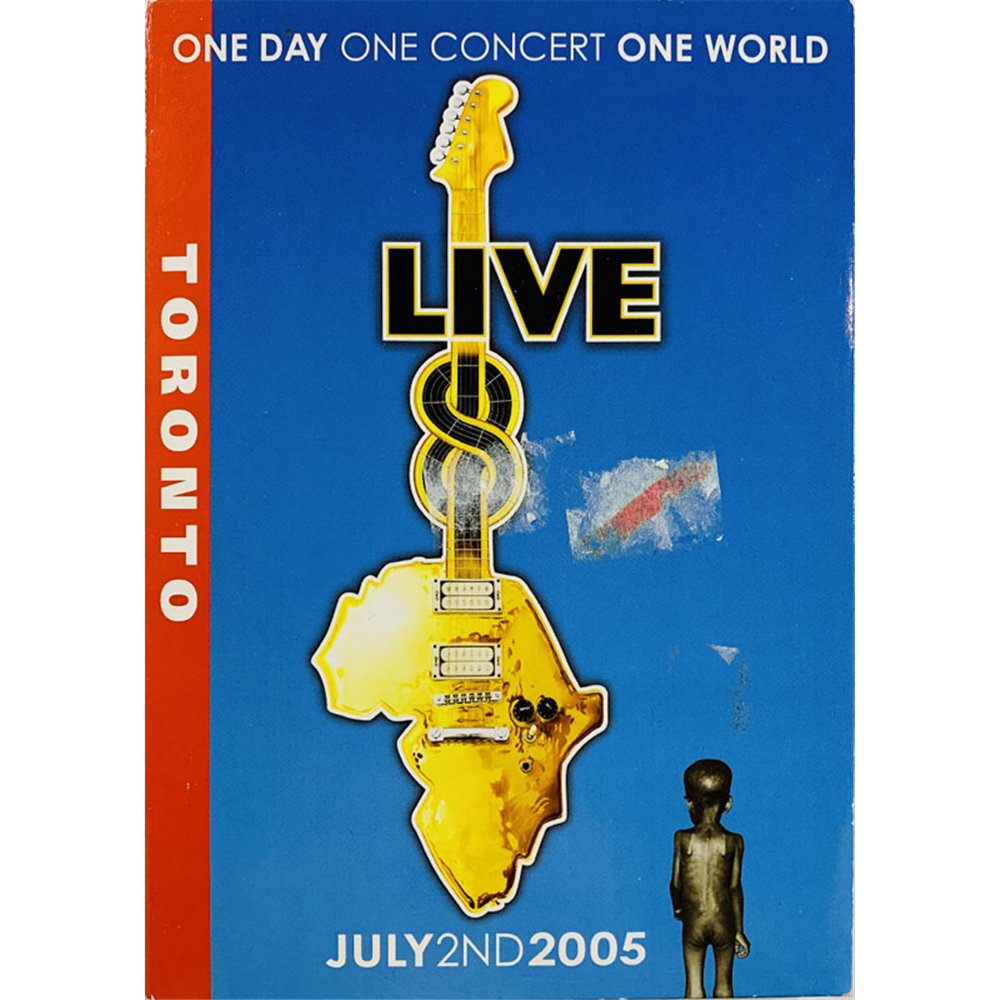 DVD - Deep Purple, Neil Young, Mötley Crüe ym. DVD Live 8 Toronto  kansi VG+ levy EX Käytetty DVD