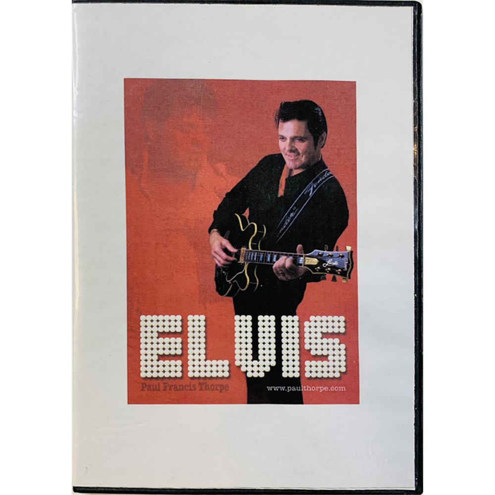 DVD - Paul Thorpe Elvis tribute DVD Live on stage / Burning Love  kansi EX levy EX Käytetty DVD