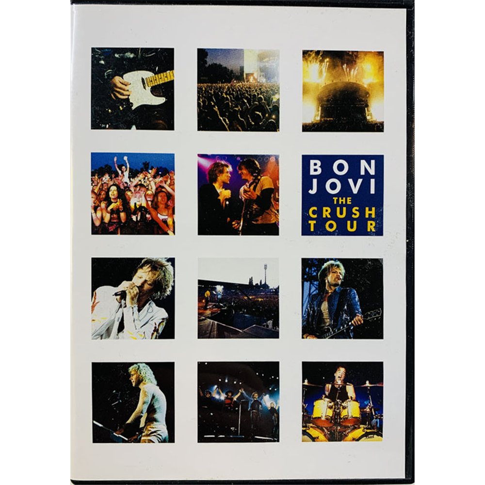DVD - Bon Jovi DVD The Crush Tour  kansi EX levy EX Käytetty DVD