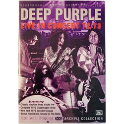 DVD - Deep Purple DVD Live ib concert 72/73  kansi EX levy EX Käytetty DVD