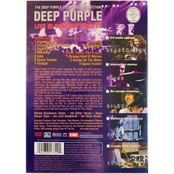 DVD - Deep Purple DVD Live ib concert 72/73  kansi EX levy EX Käytetty DVD