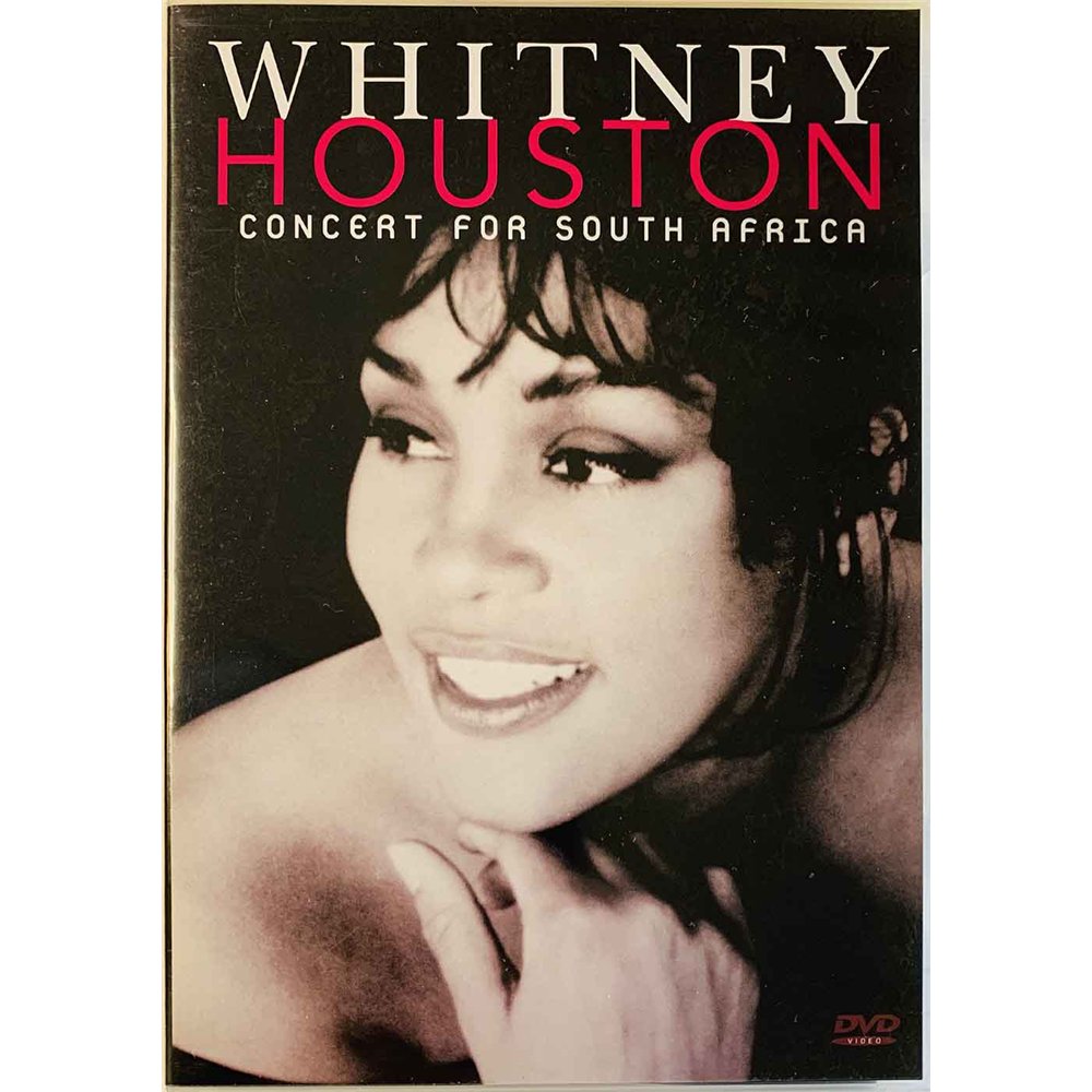 DVD - Houston Whitney DVD Concert for South Africa  kansi EX levy EX Käytetty DVD