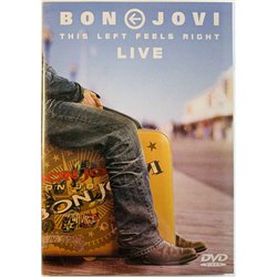 DVD - Bon Jovi DVD This left feels right Live  kansi EX levy EX Käytetty DVD
