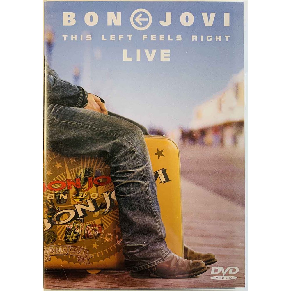 DVD - Bon Jovi DVD This left feels right Live  kansi EX levy EX Käytetty DVD