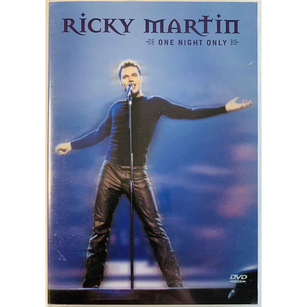 DVD - Martin Ricky DVD One night only  kansi EX levy EX Käytetty DVD