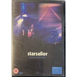 DVD - Starsailor DVD Love is here (live)  kansi EX levy EX Käytetty DVD