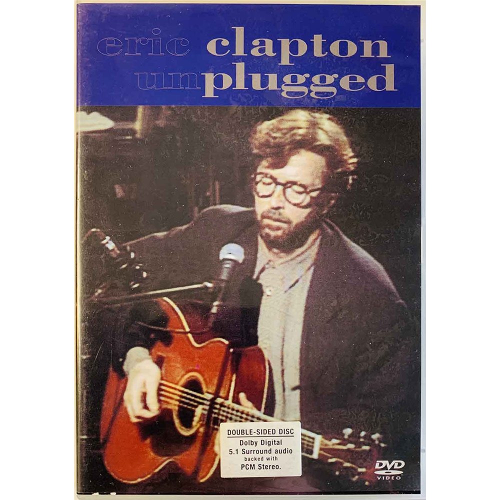 DVD - Clapton Eric DVD Unplugged  kansi EX levy EX- Käytetty DVD