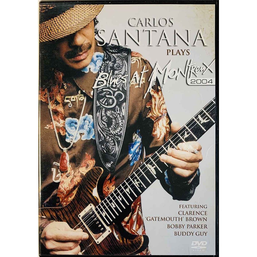 DVD - Santana Carlos DVD Blues at Montreux 2004  kansi EX levy EX Käytetty DVD