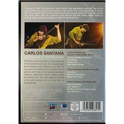 DVD - Santana Carlos DVD Blues at Montreux 2004  kansi EX levy EX Käytetty DVD