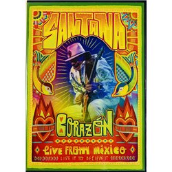 DVD - Santana DVD Corazon: Live from Mexico  kansi EX levy EX Käytetty DVD