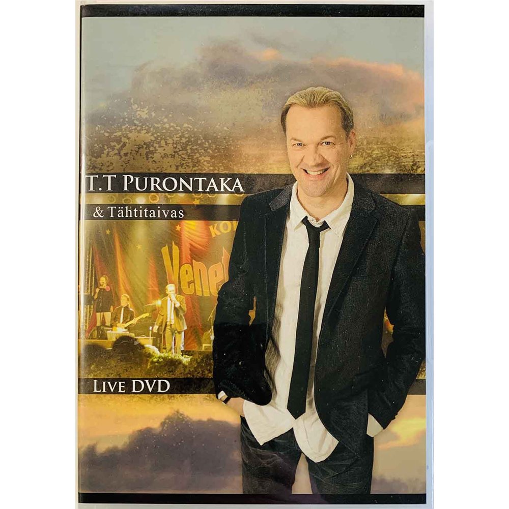 DVD - Purontaka T.T. DVD Live DVD  kansi EX levy EX Käytetty DVD