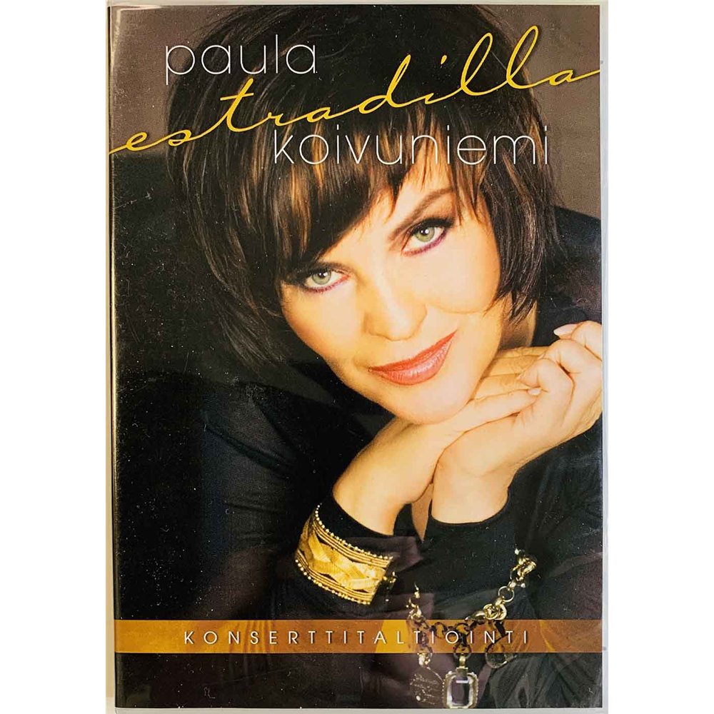 DVD - Koivuniemi Paula DVD Estradilla konserttitaltiointi  kansi EX levy EX Käytetty DVD