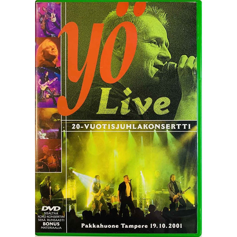 DVD - Yö 2002 POKODVD 3 20-vuotisjuhlakonsertti live Used DVD