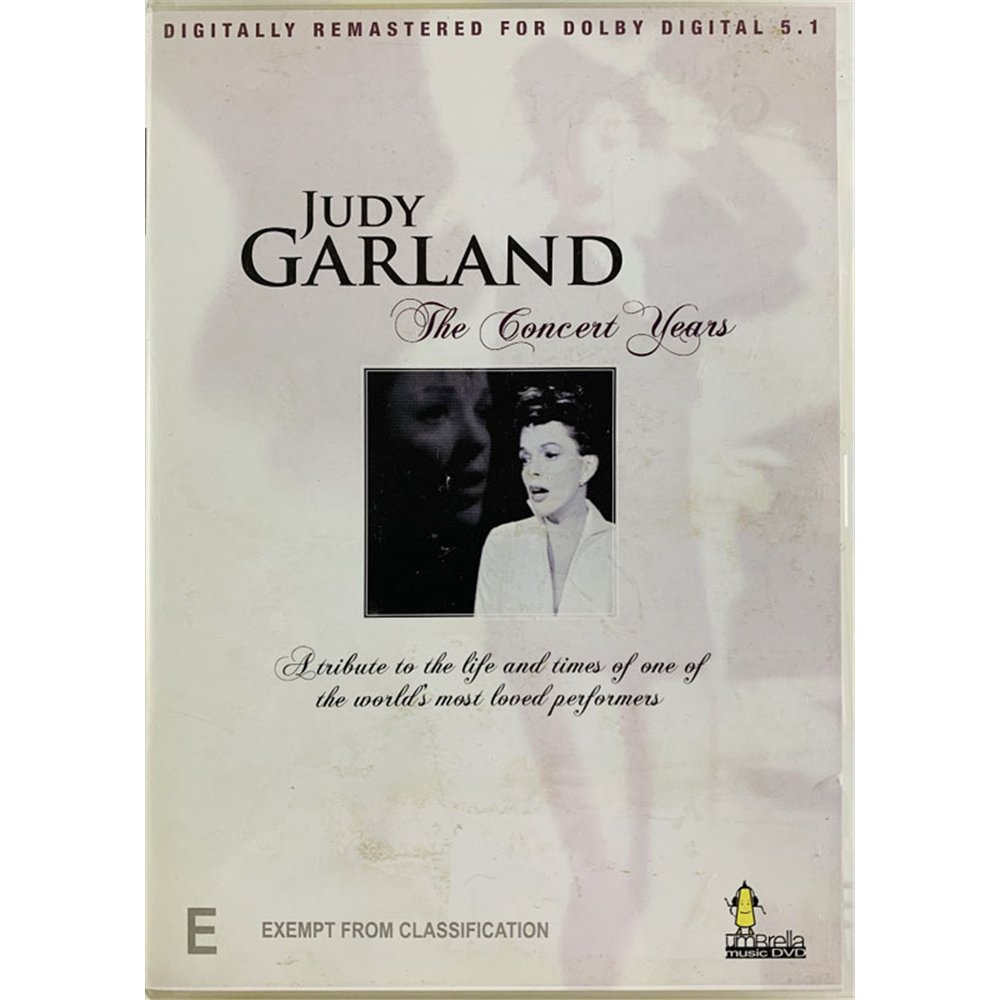 DVD - Garland Judy 1985  The Concert Years DVD Begagnat