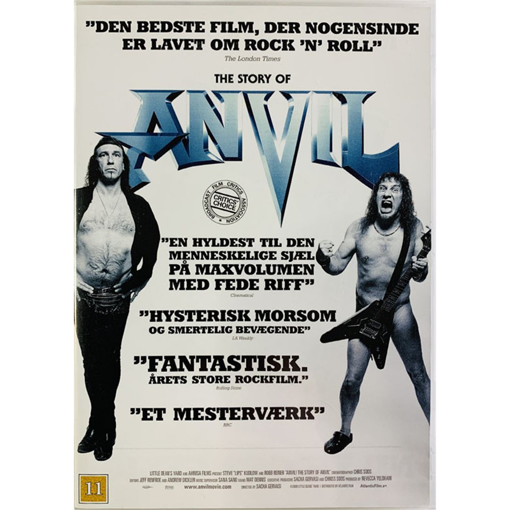 DVD - Anvil DVD The story of  kansi EX levy EX Käytetty DVD