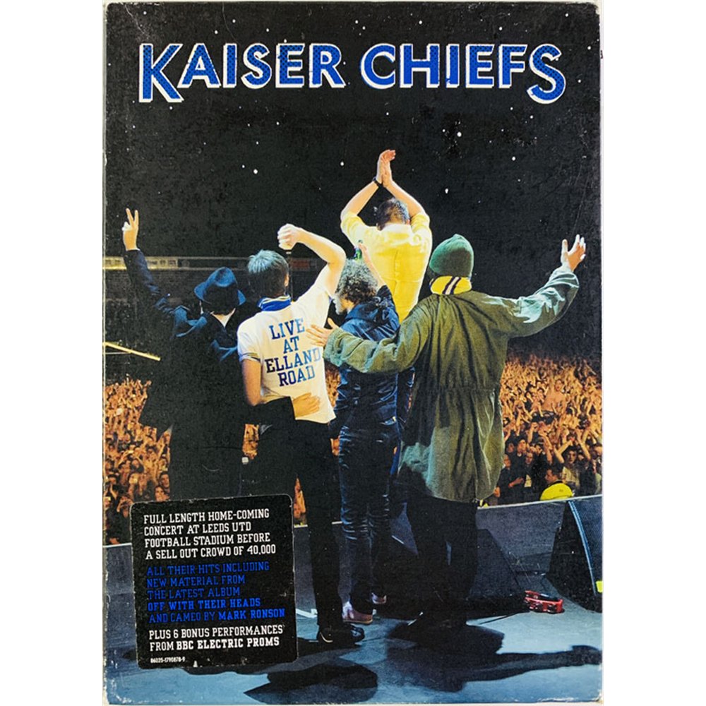 DVD - Kaiser Chiefs DVD Live at Ellan Road  kansi EX- levy EX Käytetty DVD