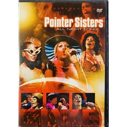 DVD - Pointer Sisters DVD All night long  kansi EX levy EX Käytetty DVD