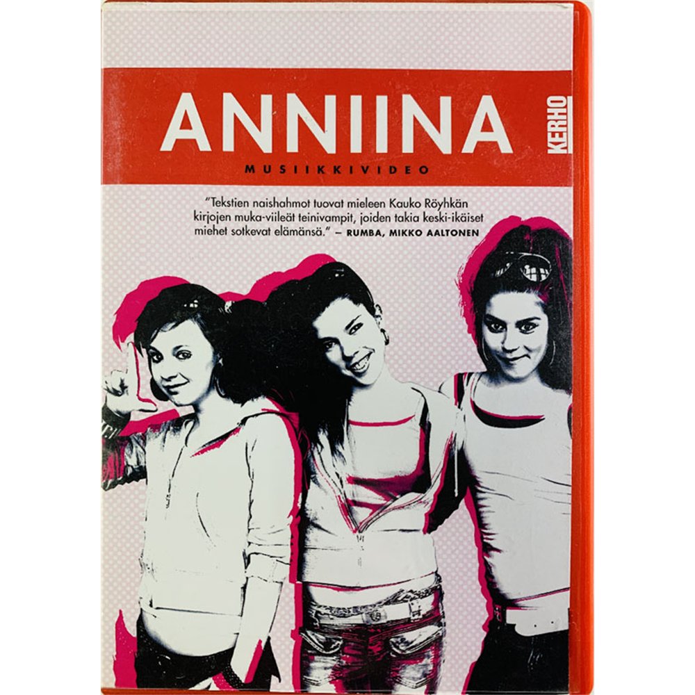 DVD - Anniina DVD Musiikkivideo 3’38’’  kansi EX levy EX Käytetty DVD