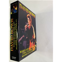 DVD - Bowie David DVD Rehearsals For The 1980 Floor Show 5DVD  kansi EX levy EX Käytetty DVD