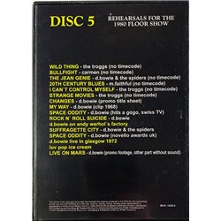 DVD - Bowie David DVD Rehearsals For The 1980 Floor Show 5DVD  kansi EX levy EX Käytetty DVD