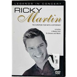 DVD - Martin Ricky Käytetty DVD The European Tour  kansi EX levy EX Käytetty DVD