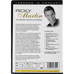 DVD - Martin Ricky Käytetty DVD The European Tour  kansi EX levy EX Käytetty DVD
