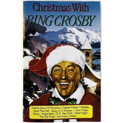 Crosby Bing: Christmas with kansipaperi EX , musiikkikasetin kunto EX käytetty kasetti
