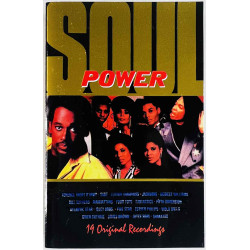 James Brown, Sade, Manhattans: Soul Power kansipaperi EX , musiikkikasetin kunto EX käytetty kasetti
