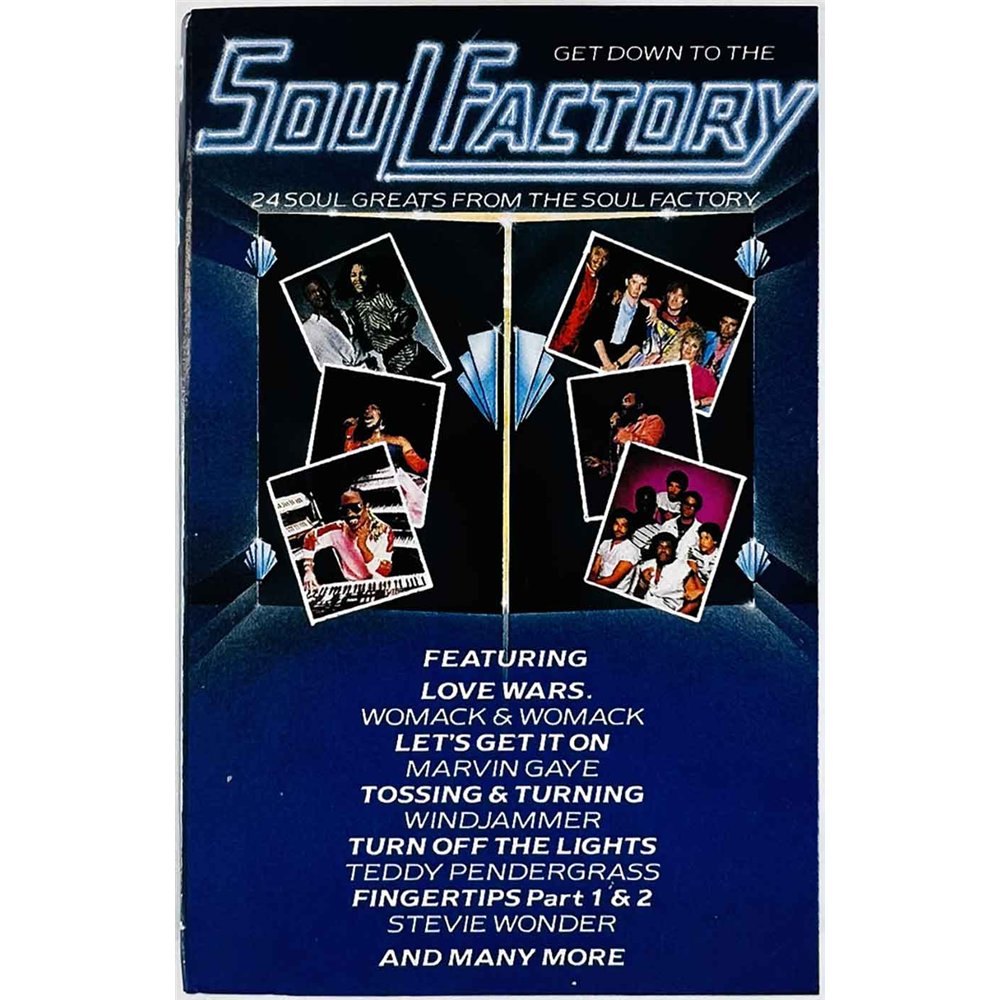 Marvin Gaye, Stevie Wonder, Wilson Pickett 1985 SLTK 14 1 Soul Factory 1 c musikkassett