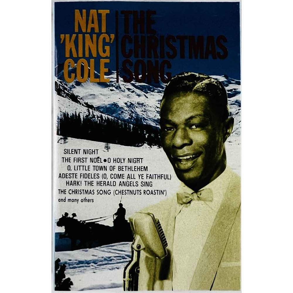 Cole Nat King: The Christmas songs kansipaperi EX , musiikkikasetin kunto EX käytetty kasetti