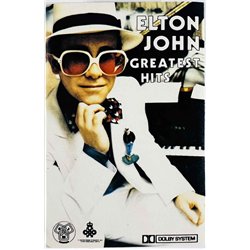 Elton John: Greatest Hits kansipaperi EX , musiikkikasetin kunto EX- käytetty kasetti