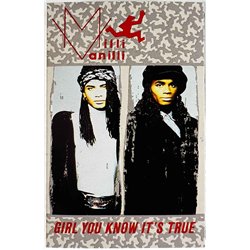 Milli Vanilli 1989 AC-8592 Girl you know it's true c musikkassett
