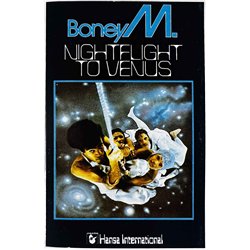 Boney M: Nightflight To Venus kansipaperi EX , musiikkikasetin kunto EX käytetty kasetti
