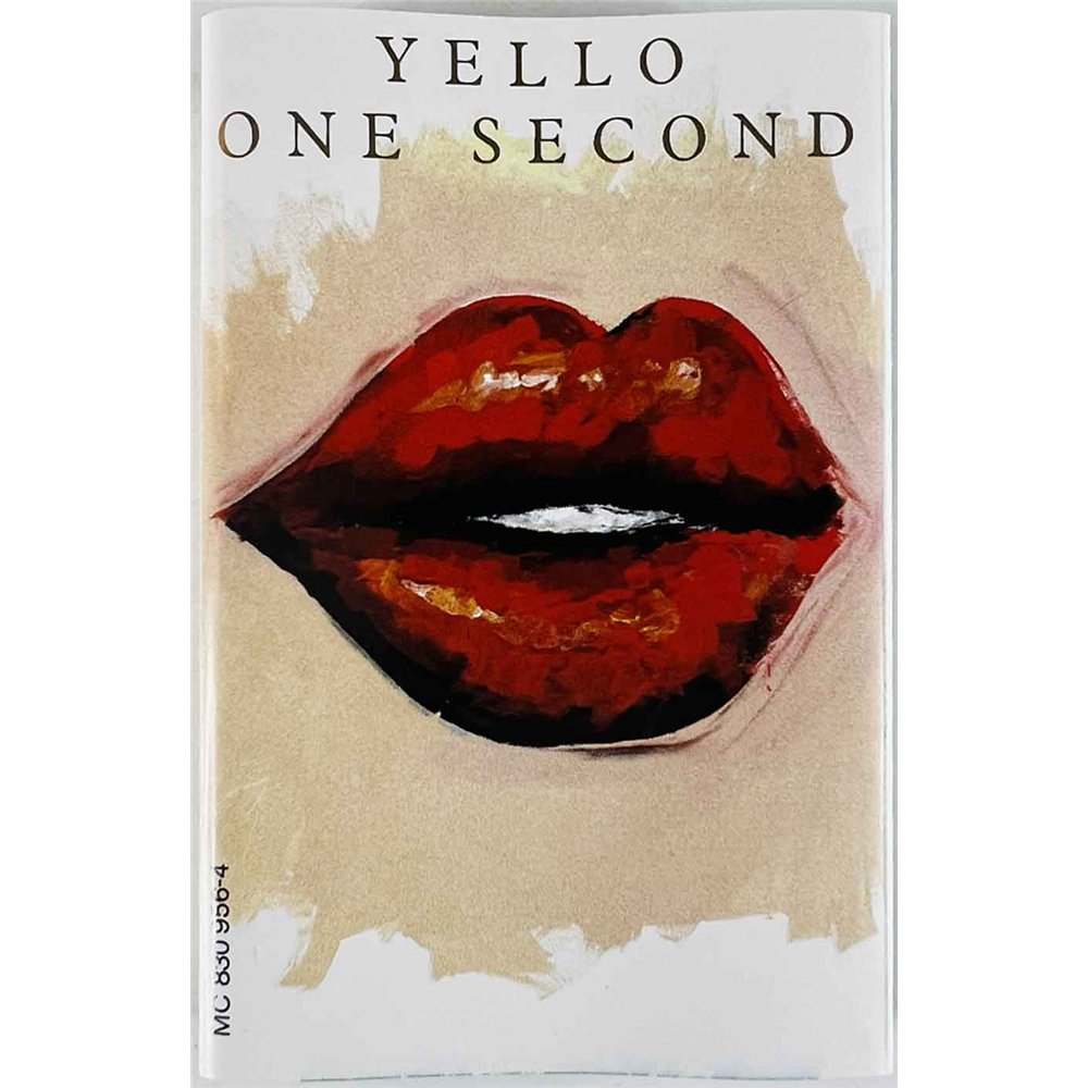 Yello: One second kansipaperi EX , musiikkikasetin kunto EX käytetty kasetti