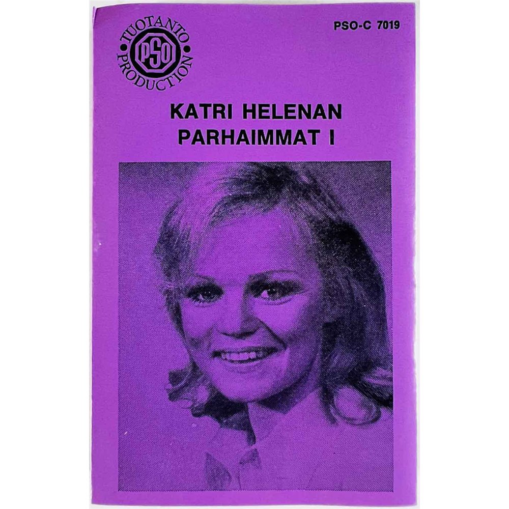 Katri Helena: Katri Helenan parhaimmat 1 kansipaperi EX , musiikkikasetin kunto EX käytetty kasetti